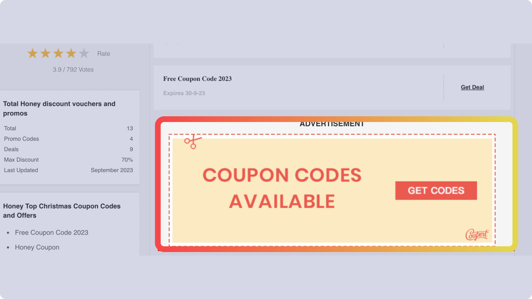 Picture of WooCommerce coupons on eCommerce store