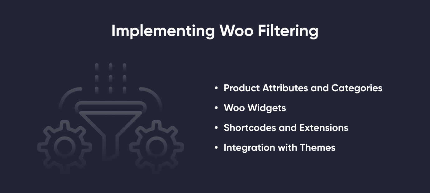 Implementing Woo Filtering