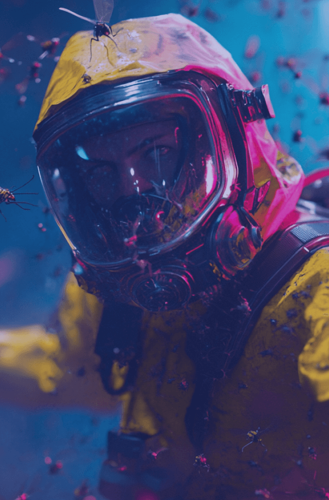 Clae. Website For a Company That Fights Pests in Houses